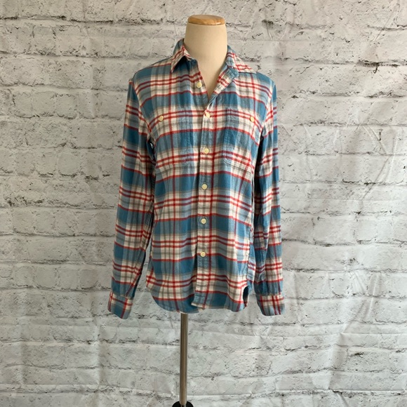 women's slim fit flannel shirt
